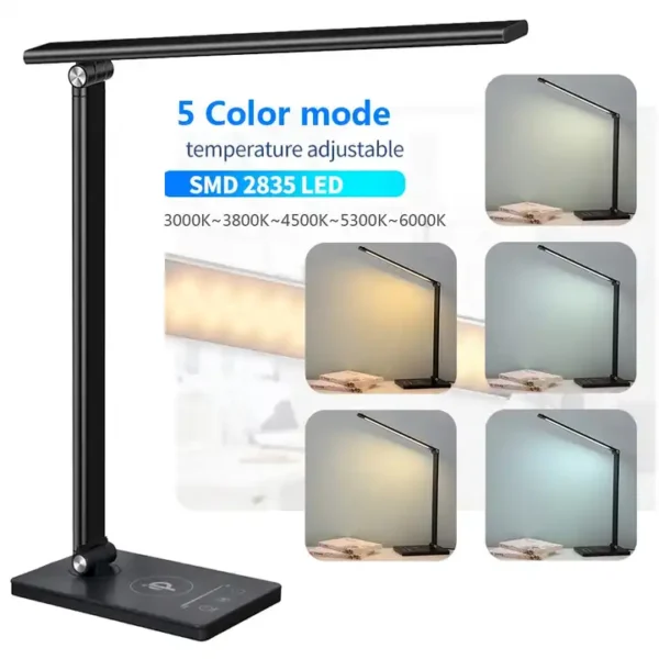 BLACK SLIDING TOUCH TABLE LAMP(2)