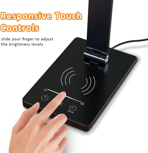 responsive touch control desk lamp