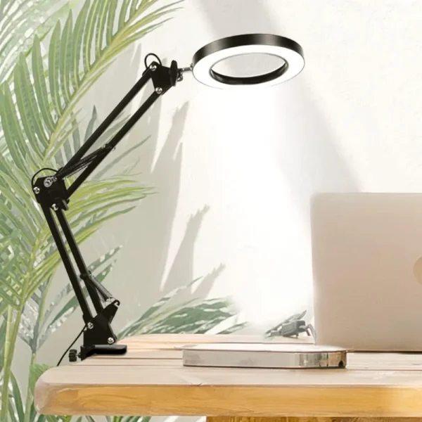 Adjustable Light Round Table Lamp (2)