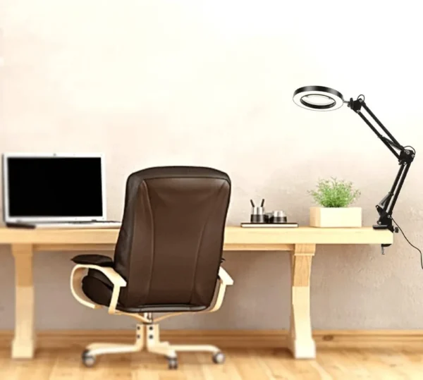 Adjustable Light Round Table Lamp