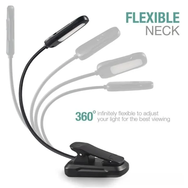 flexible neck clip on lamp