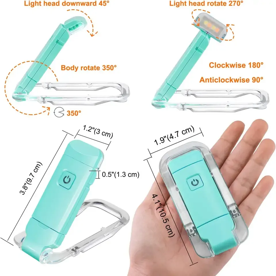 user friendly design book reading light