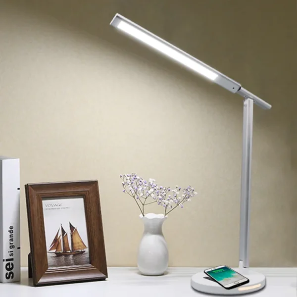 indoor lighting folding metal led desk lamp with touch dimmer