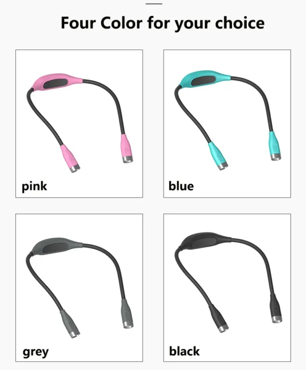 rechargeable led neck light portable neck reading light