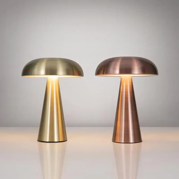 mushroom wrought iron desk lamps