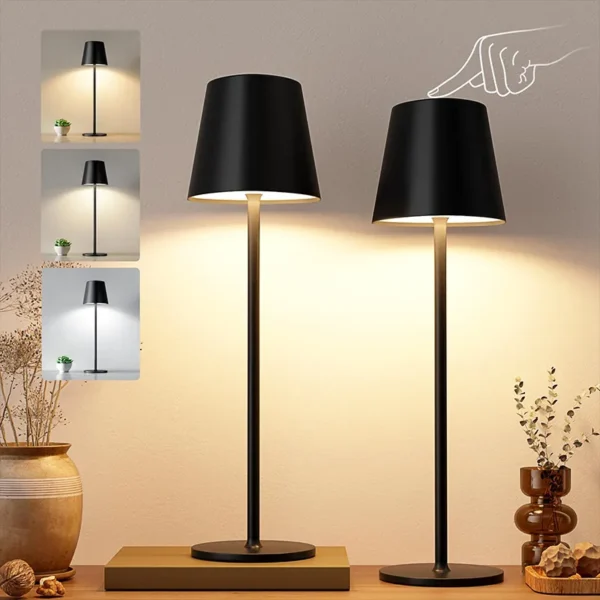 black iron lamp