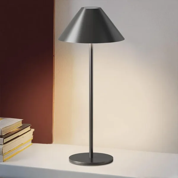 decoration atmosphere iron wireless led table lamp rechargeable desk lamp