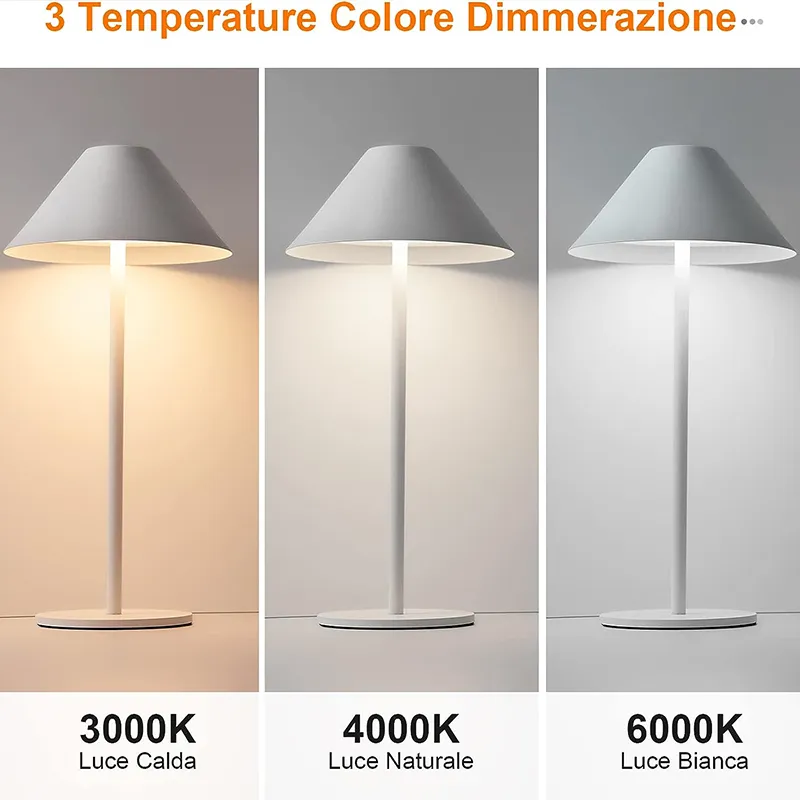 decoration atmosphere iron wireless led table lamp rechargeable desk lamp