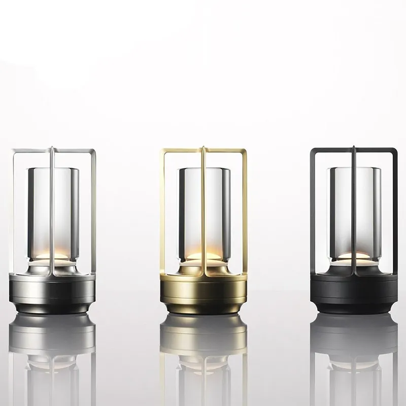 rechargeable led desk lamp aluminum night light manufacturers