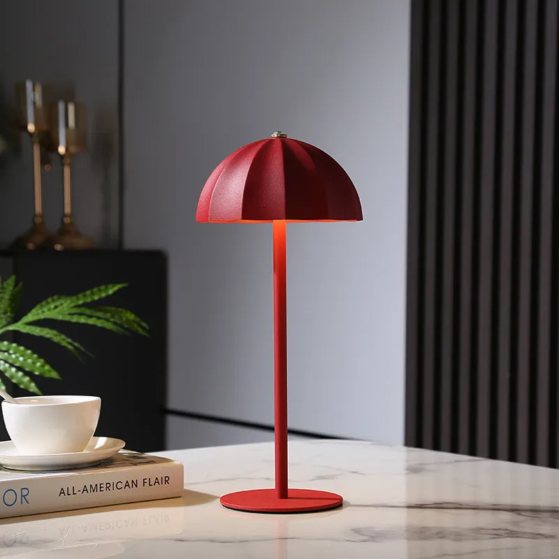 creativity umbrella bedside lamp cordless restaurant atmosphere lamp