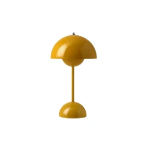 yellow table lamp