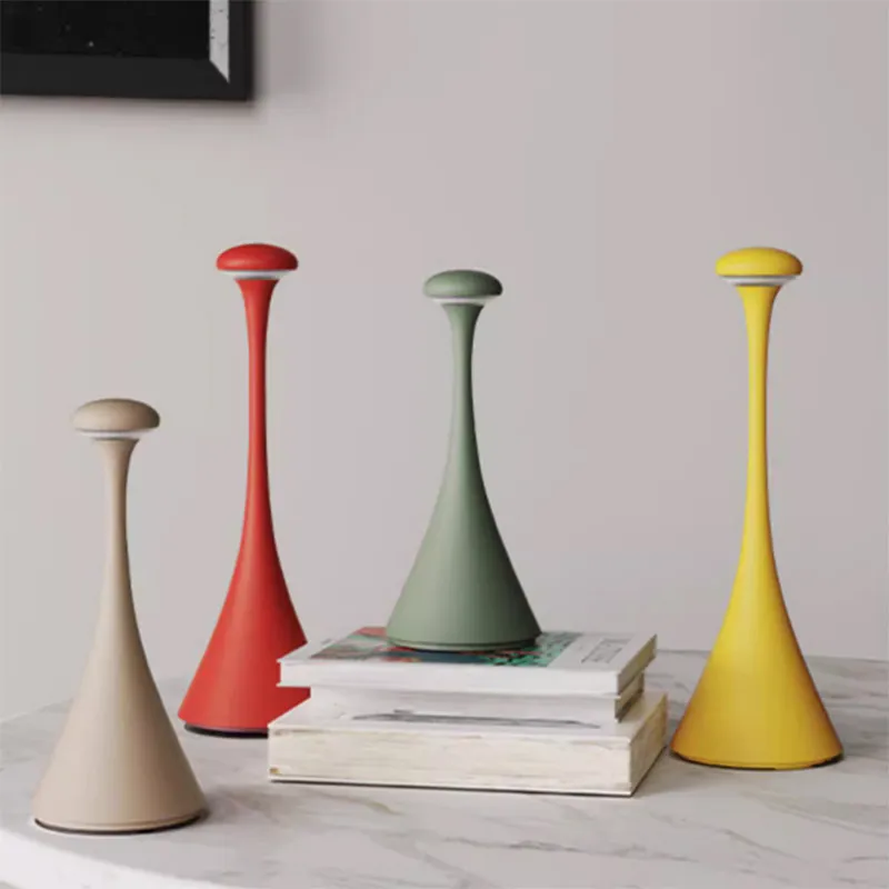 mushroom shape nordic led table lamp acrylic desk lamp