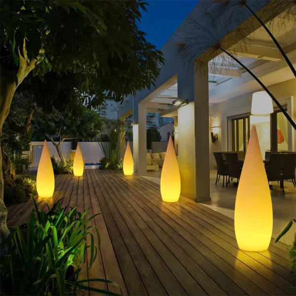 water drop solar light garden lawn light outdoor led furniture