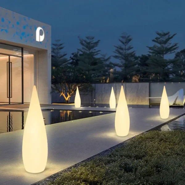 water drop solar light garden lawn light outdoor led furniture