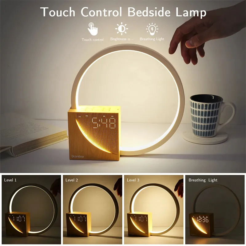 eye caring bedside lamp touch control led table lamp