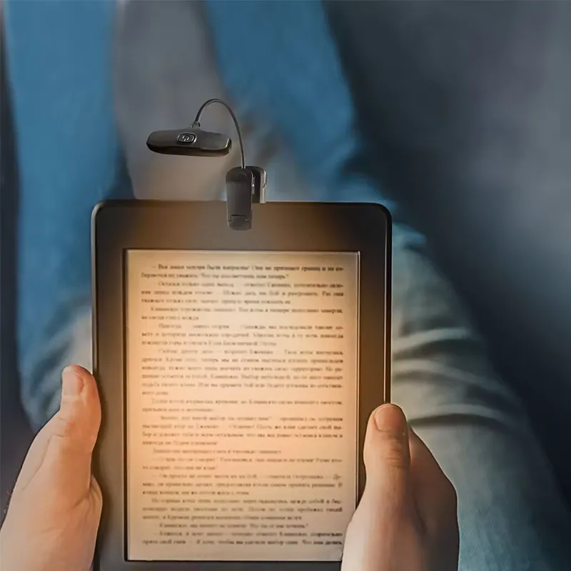 newest clip on eye protection light usb rechargeable book reading lamp