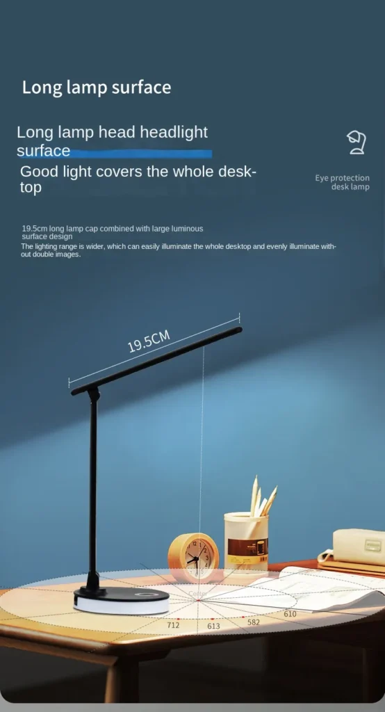 long lamp surface